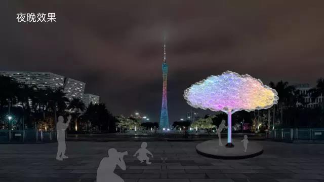 思成燈光見證2017年廣州國際燈光節效果圖