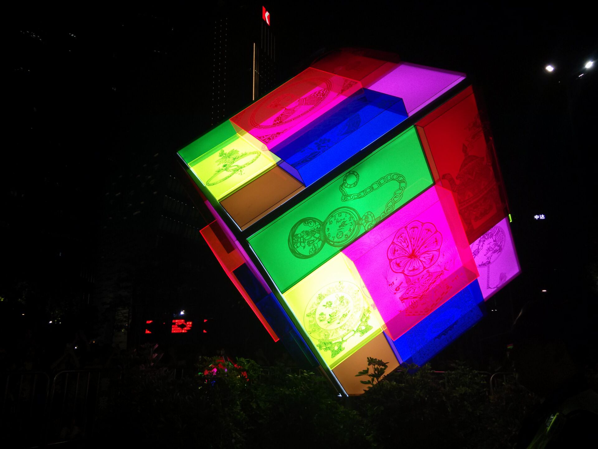 思成燈光見證2017年廣州國際燈光節效果圖