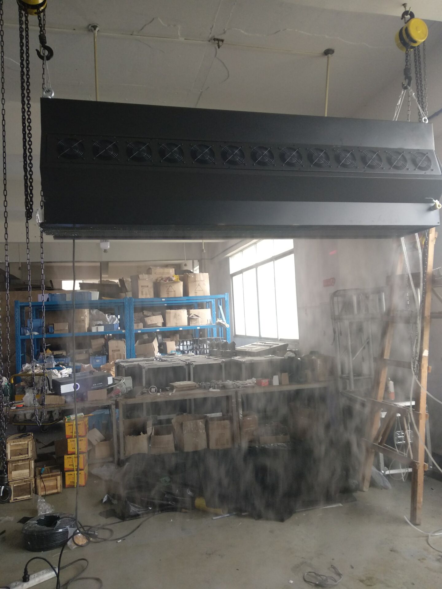 全新上市升級六代霧屏老化測試調試效果圖